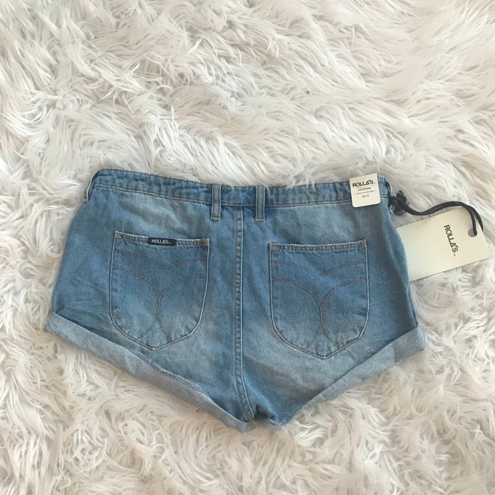 NWT • Rolla’s • Coasters Denim Cuffed Shorts 30